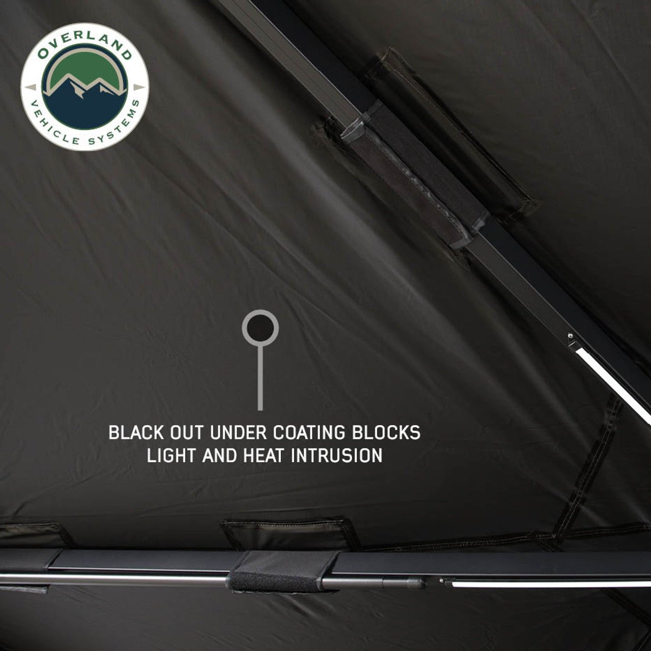 XD Nomadic 270 Degree Awning W/Lights & Black Out - Black Body, Grey Trim & Black Travel Cover - Spirit of 1876OVS