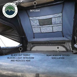 OVS XD Atlas Cantilever ABS Hard Shell Roof Top Tent, Blue Body & Black Rainfly - Spirit of 1876 - OVS