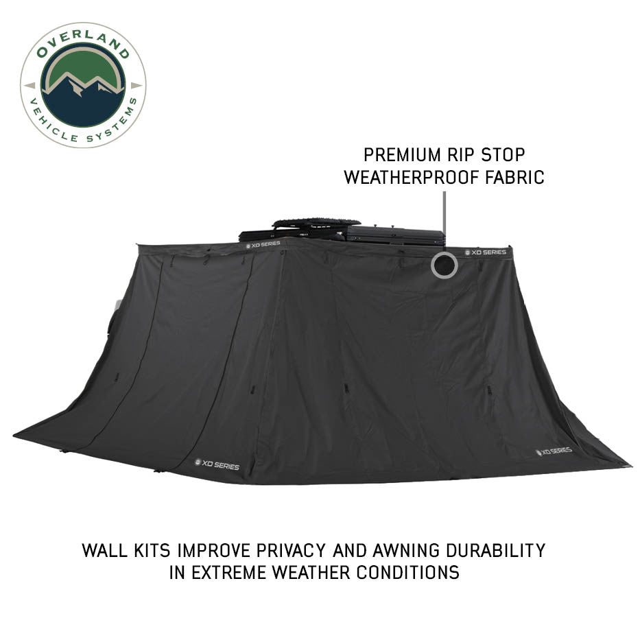 OVS XD Nomadic 270 LT Awning Walls - Black Fabric and Trim