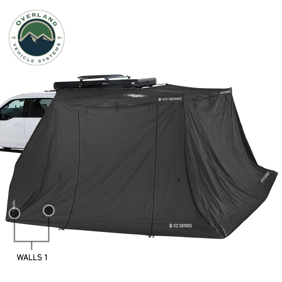 OVS XD Nomadic 270 LT Awning Walls - Black Fabric and Trim