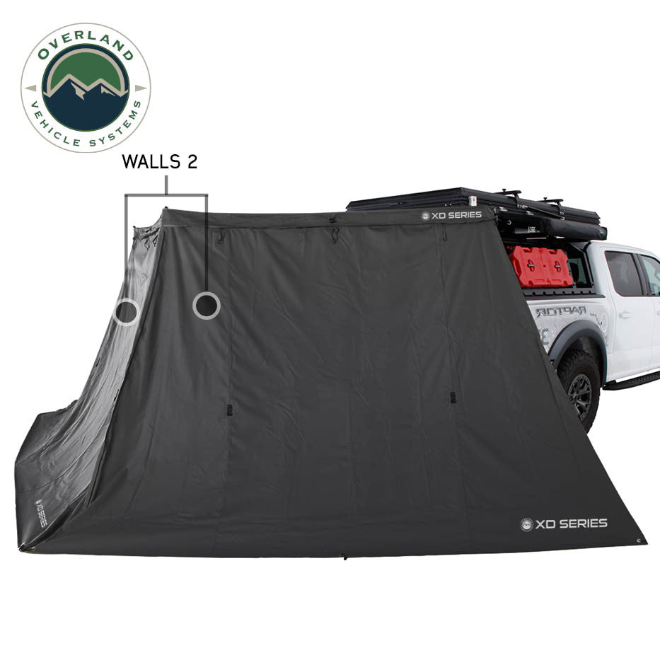 OVS XD Nomadic 270 LT Awning Walls - Black Fabric and Trim