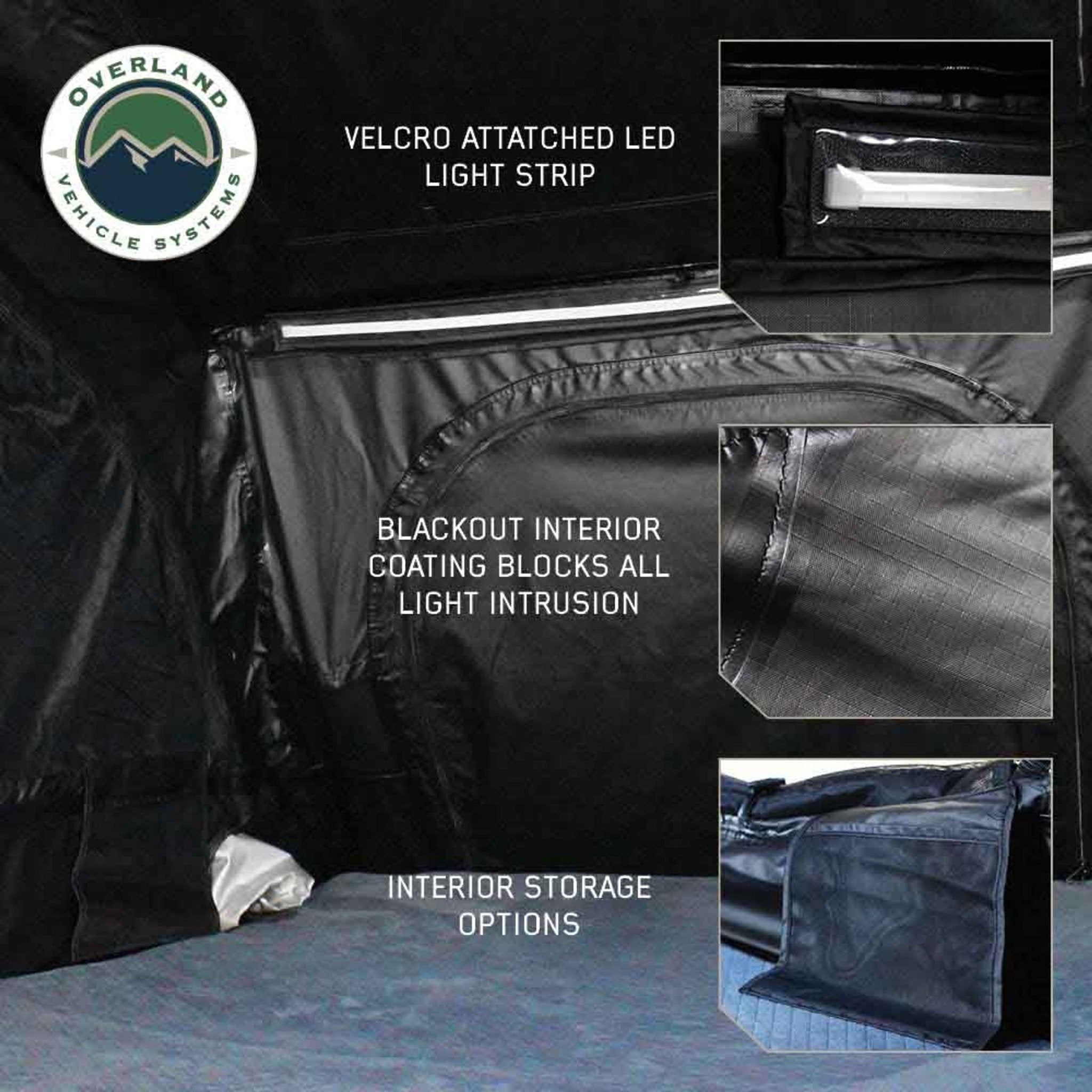 OVS XD Sherpa Hybrid Soft Shell Roof Top Tent, Blue Body & Black Rainfly - Spirit of 1876OVS