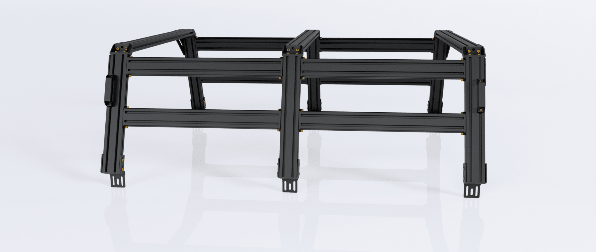 XTR3 Bed Rack for Retrax XR Cover - Dodge Ram 1500 - Tapered Bed - Spirit of 1876