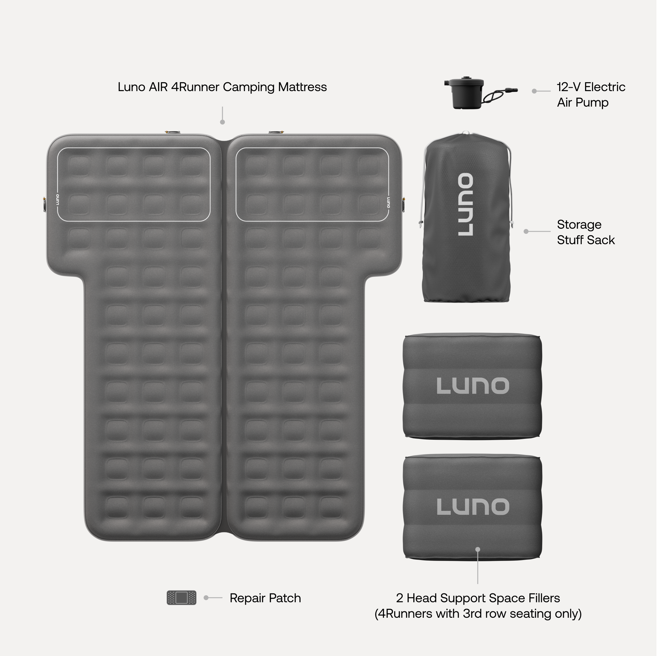 Luno AIR 4Runner Vehicle Mattress