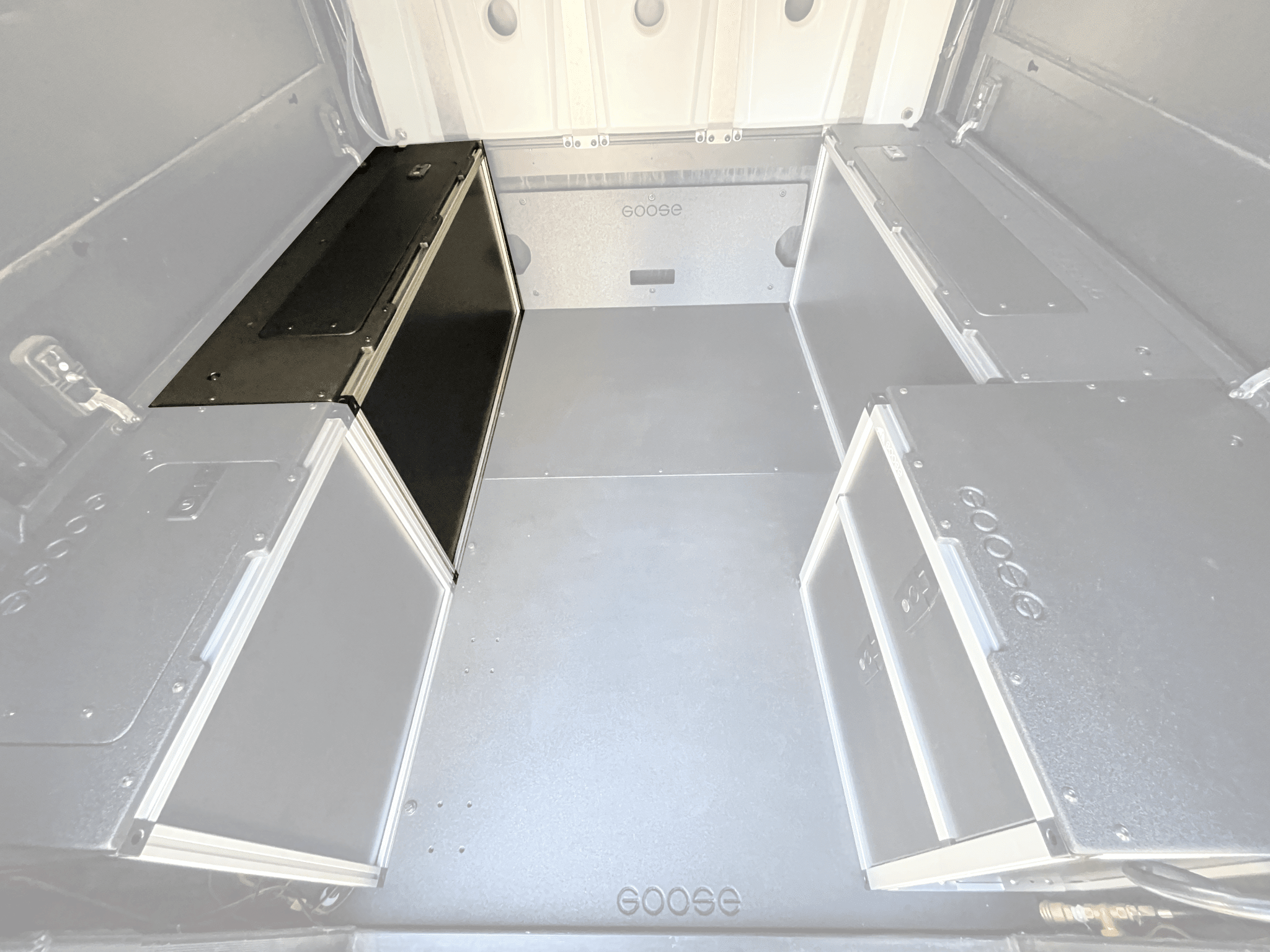 Alu - Cab Canopy Camper V2 - Chevy Colorado/GMC Canyon 2015 - 2022 2nd Gen. - Front Utility Module - 6' Bed - Spirit of 1876 - Goose Gear