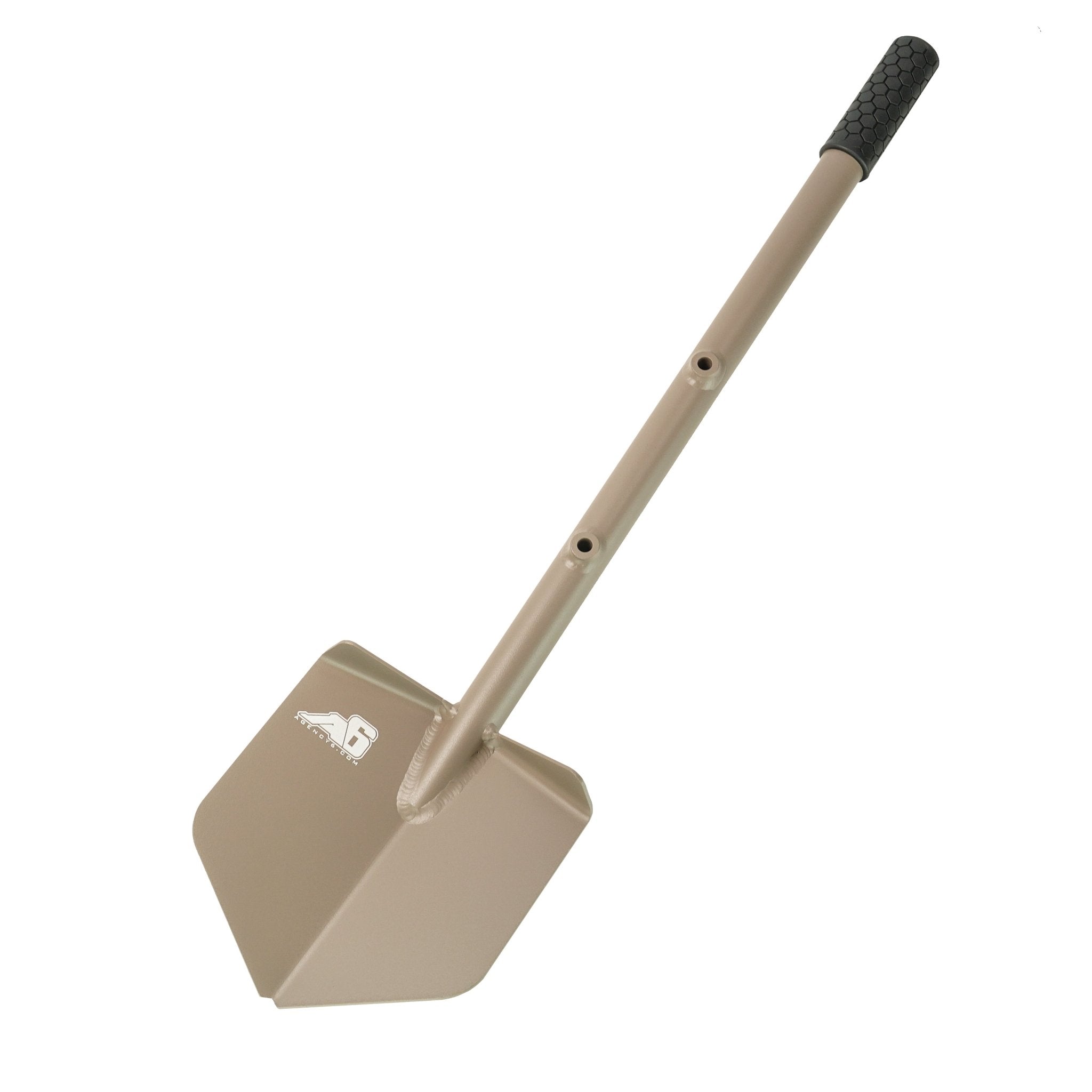 Agency 6™ Long Shovel - Powder Coat FLAT DARK EARTH (FDE) - Spirit of 1876Agency6.com