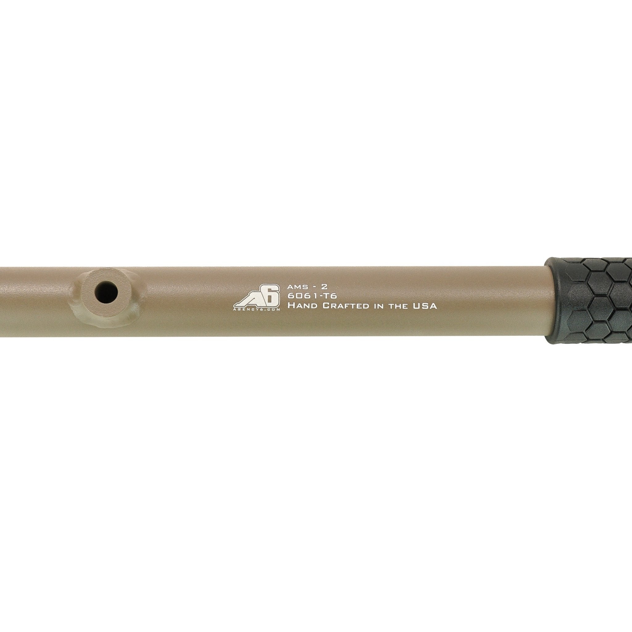 Agency 6™ Long Shovel - Powder Coat FLAT DARK EARTH (FDE) - Spirit of 1876Agency6.com