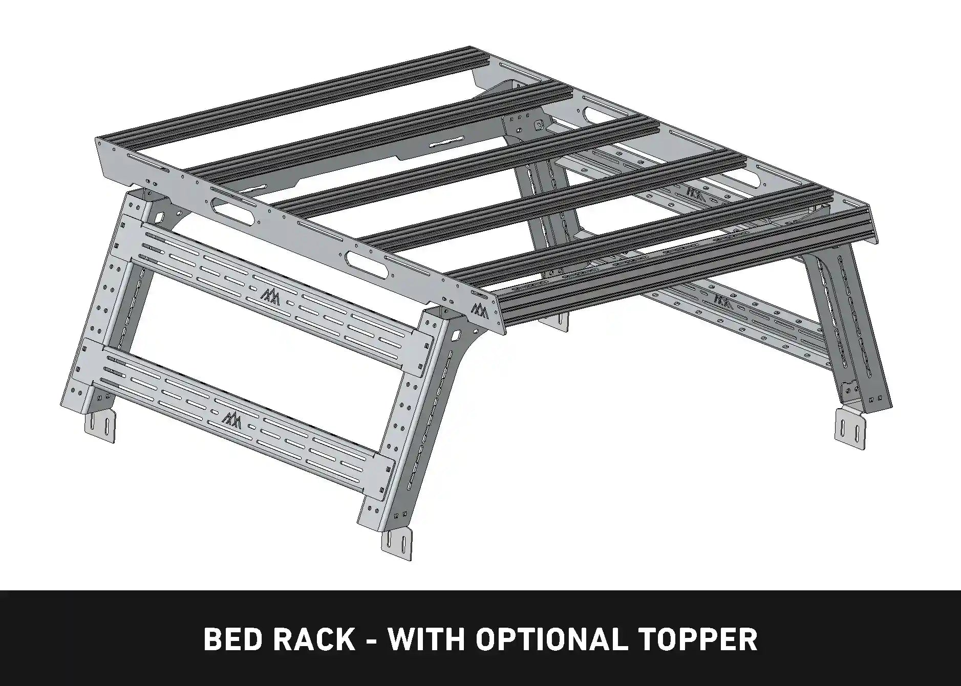 Toyota Tacoma Overland Bed Rack (2005 - 2026) - Spirit of 1876 - Backwoods Adventure Mods