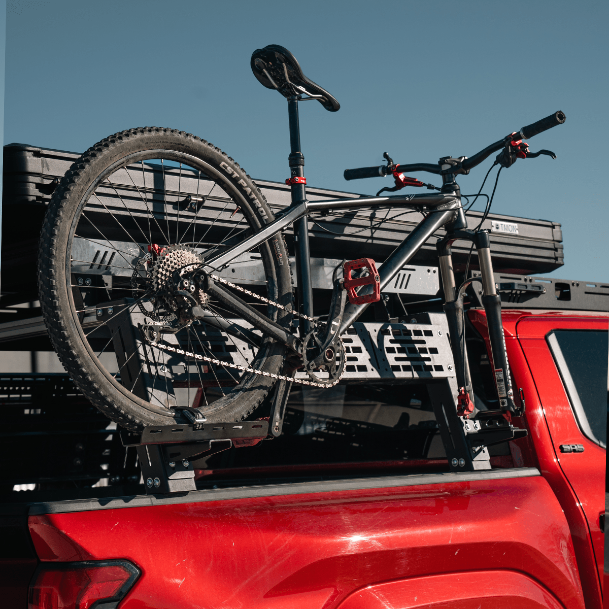 Bed Rack Bike Mount - Spirit of 1876 - Dealers of Cali Raised LED