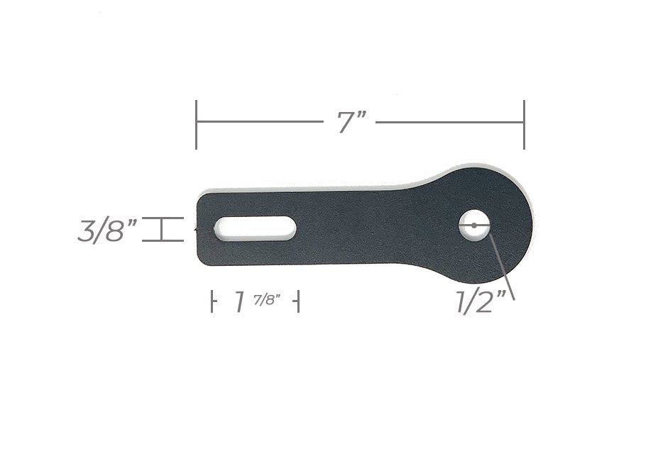 Hood/Ditch Light Extension For CB Antenna Mount - Spirit of 1876Dealers of Cali Raised LED