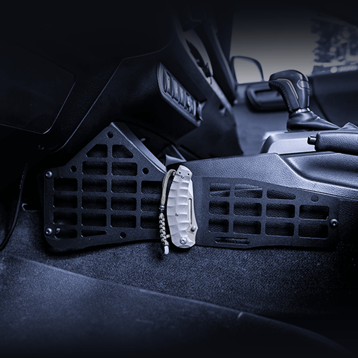 Center Console MOLLE Panels For 2005 - 2023 Toyota Tacoma - Spirit of 1876Dealers of Cali Raised LED