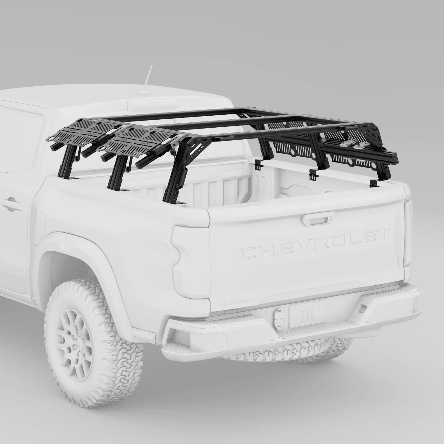 Chevy Colorado / GMC Canyon Bed Rack | XTR3 Popular Builds + MOLLE Packages - Spirit of 1876 - Xtrusion Overland