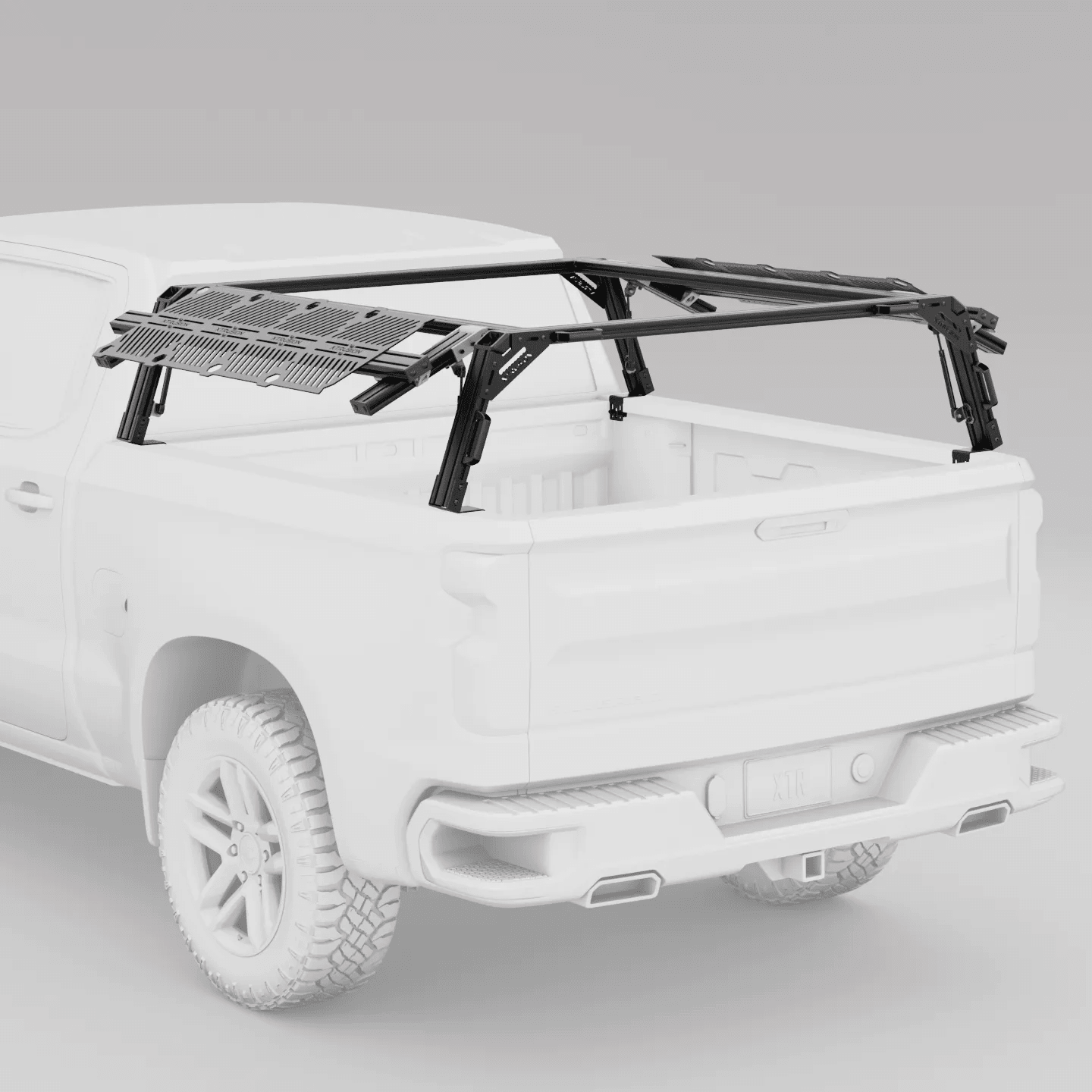 Chevy Silverado / GMC Sierra 1500 Pre-configured XTR1 Bed Rack - Spirit of 1876 - Xtrusion Overland