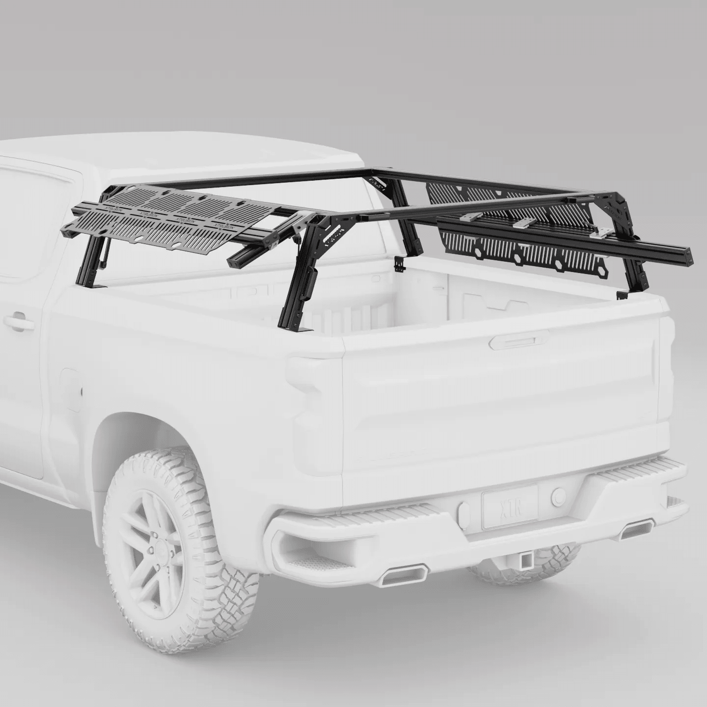 Chevy Silverado / GMC Sierra 1500 Pre-configured XTR1 Bed Rack - Spirit of 1876 - Xtrusion Overland