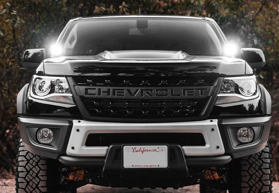 Low Profile Ditch Light Brackets Kit For 2015 - 2022 Chevy Colorado/Canyon - Spirit of 1876Dealers of Cali Raised LED