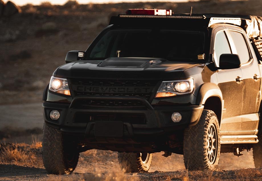 Low Profile Ditch Light Brackets Kit For 2015 - 2022 Chevy Colorado/Canyon - Spirit of 1876Dealers of Cali Raised LED