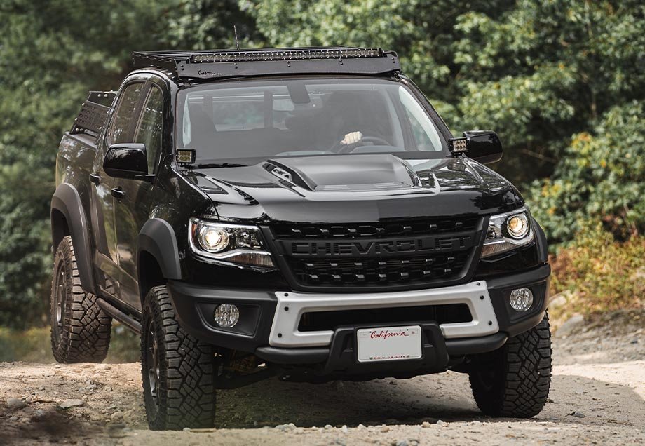 Low Profile Ditch Light Brackets Kit For 2015 - 2022 Chevy Colorado/Canyon - Spirit of 1876Dealers of Cali Raised LED