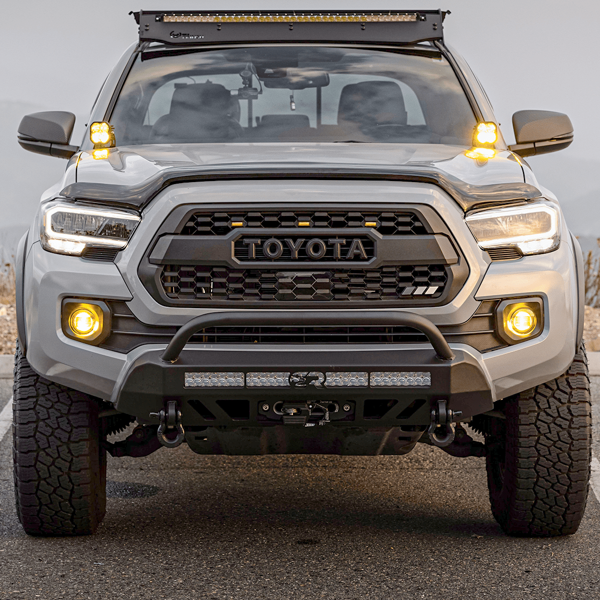 Stealth Bumper For 2016 - 2023 Tacoma - Spirit of 1876 - Dealers of Cali Raised LED