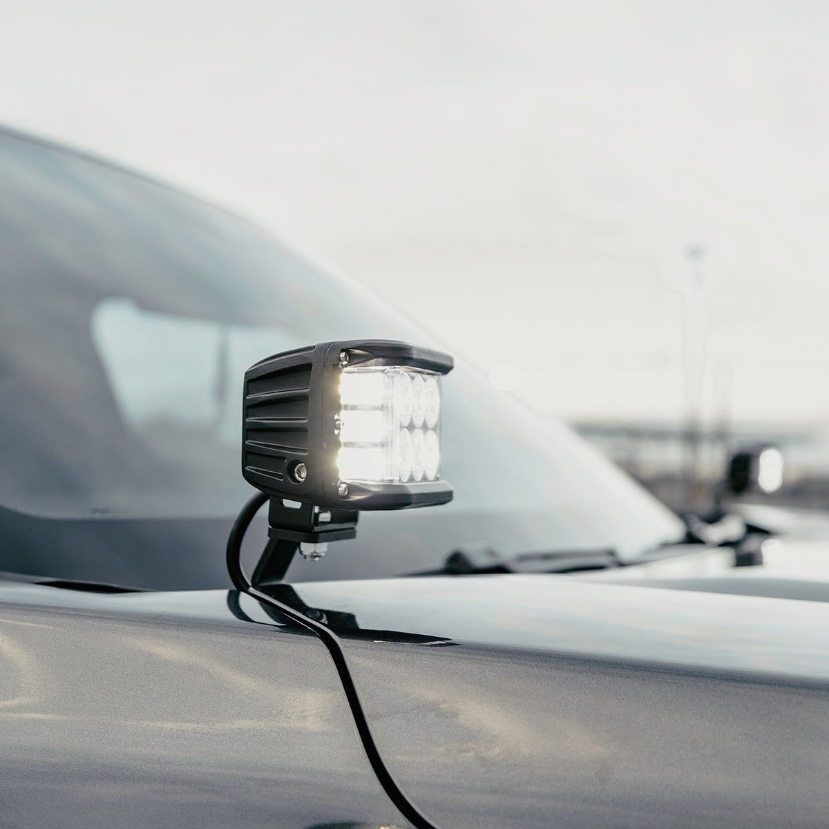 Low Profile Ditch Light Brackets Fits 2022+ Toyota Tundra - Spirit of 1876Dealers of Cali Raised LED