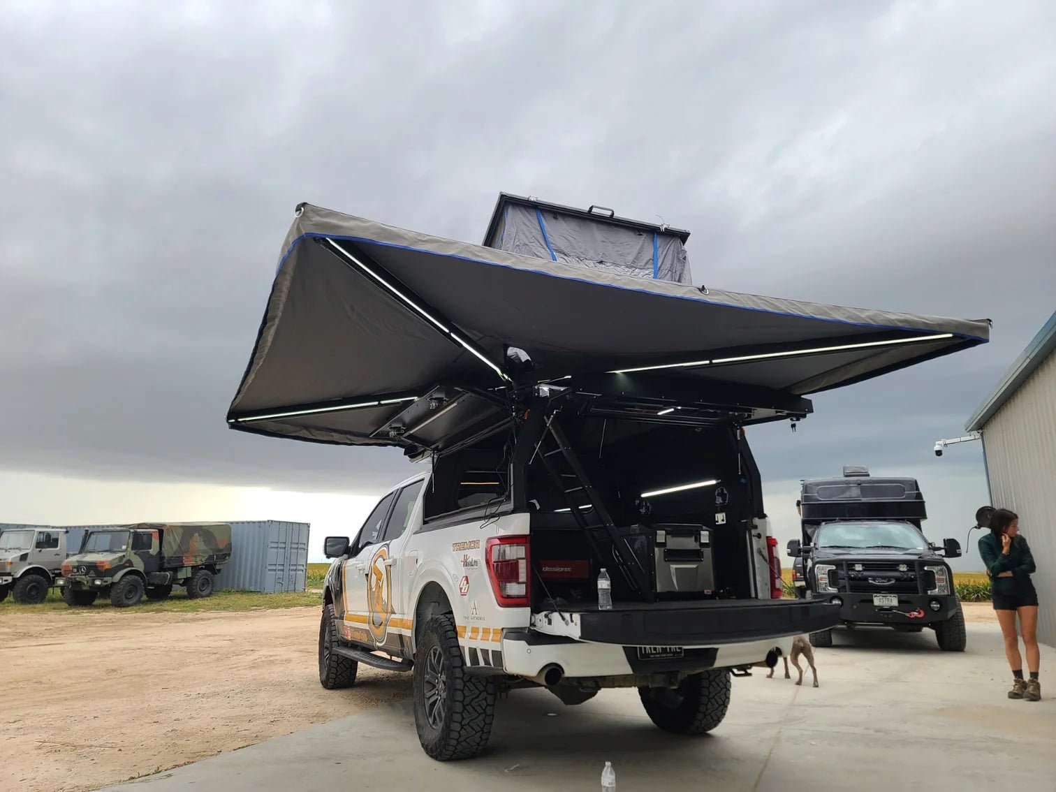Dirtbox Overland Free-Standing 270 Degree Awning - Spirit of 1876