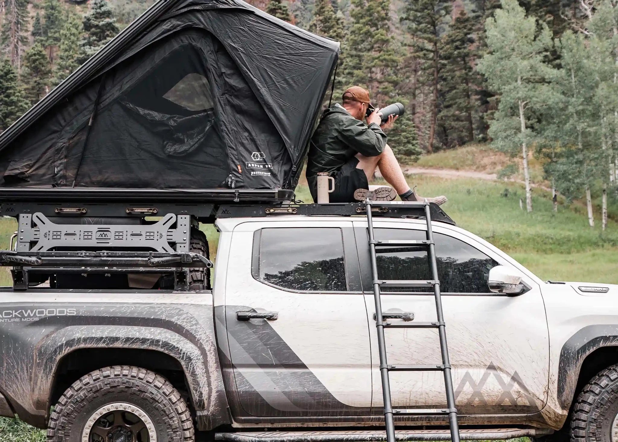 DRIFTR Toyota Tacoma Roof Rack (2024 - 2026) - Spirit of 1876 - Backwoods Adventure Mods