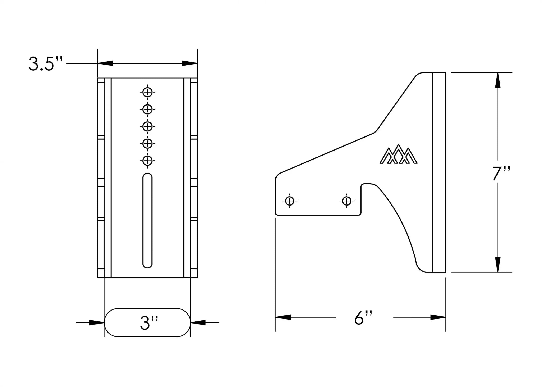 HD Awning Brackets for DRIFTR Roof Racks - Spirit of 1876 - Backwoods Adventure Mods