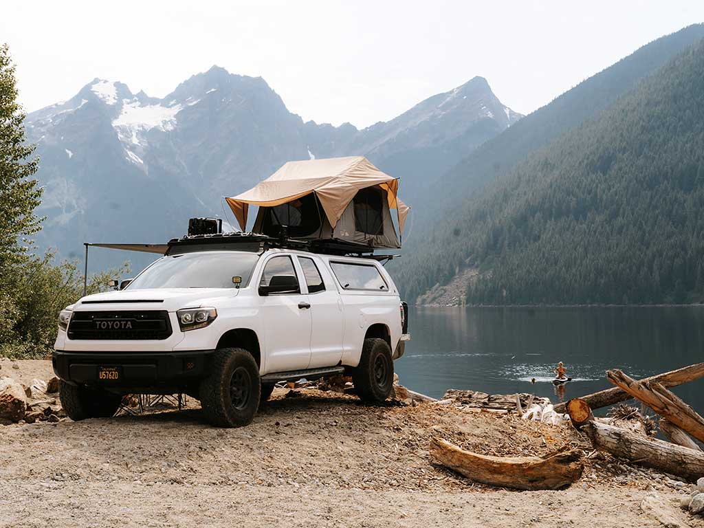 Toyota Tundra Crew Max (2007-2021) Slimline II Roof Rack Kit / Low Profile - Spirit of 1876