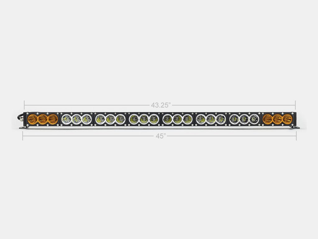 43" Amber/White Dual Function LED Bar - Spirit of 1876Dealers of Cali Raised LED