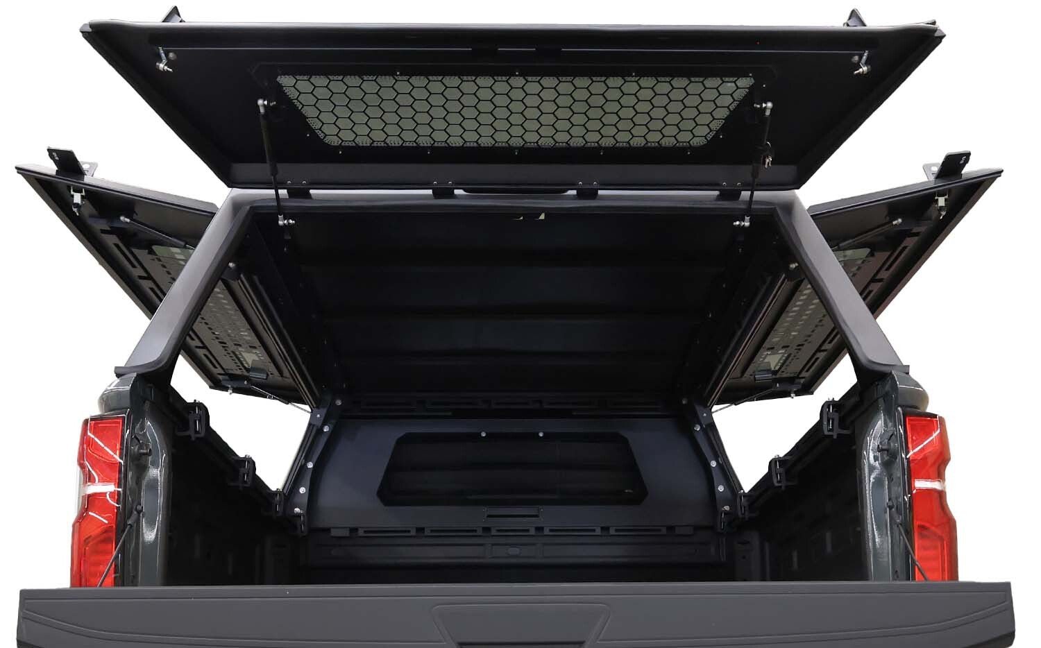 Expedition - Pro+ Truck Cap W/ Full Window Wing Doors, and 3rd Brake Light - Spirit of 1876 - Spirit of 1876
