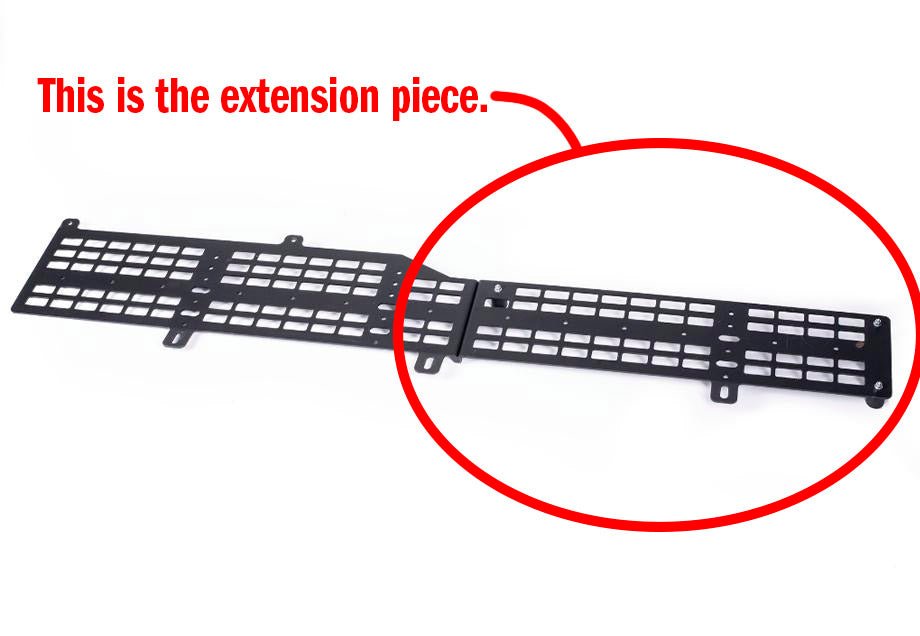 BED MOLLE EXTENSIONS FOR BAKFLIP COVER For 2005 - 2023 Toyota Tacoma - Spirit of 1876Dealers of Cali Raised LED