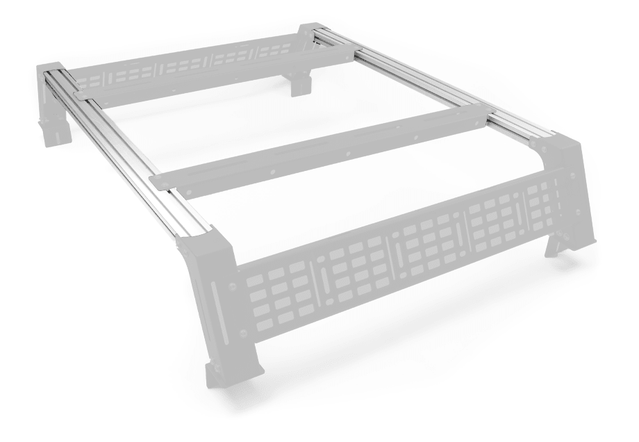 Overland Bed Rack Extrusion Bars - Spirit of 1876Dealers of Cali Raised LED