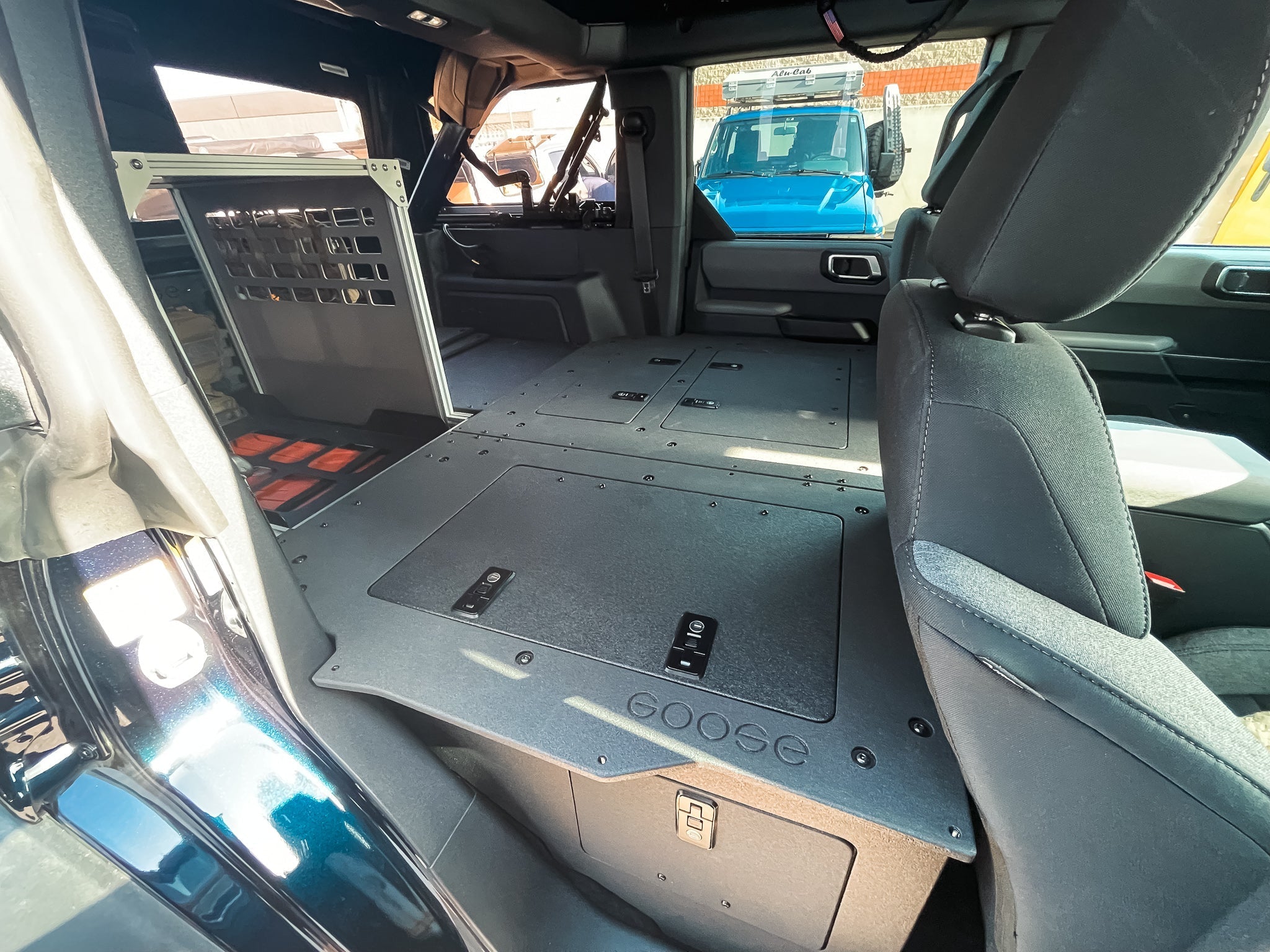 Ford Bronco 2021 - Present 6 Gen. 4 Door - Second Row Seat Delete Plate System - Module Height - Spirit of 1876 - Goose Gear