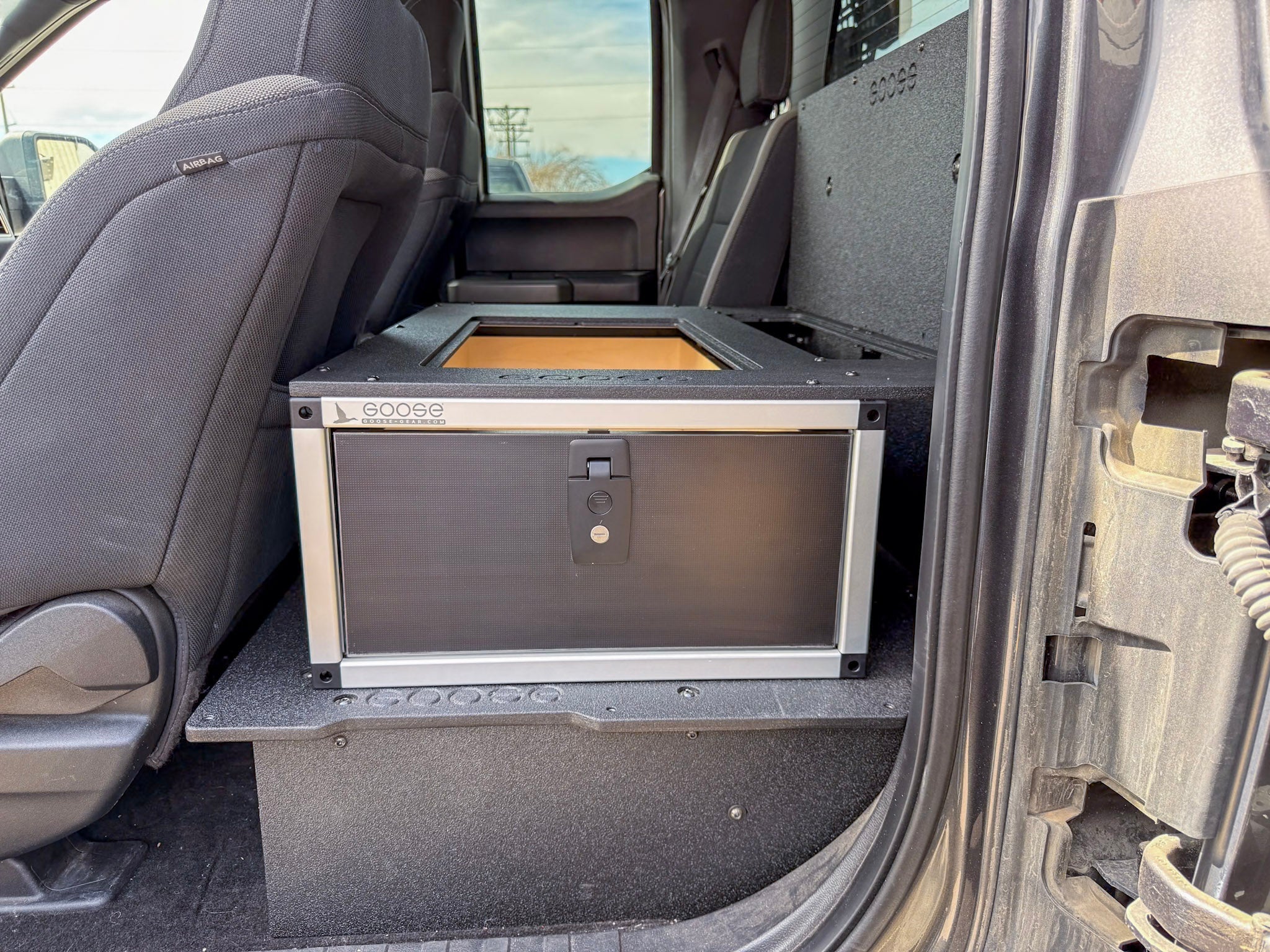 Ford - F150 - 2015 - Present - 13th - 14th Gen - Super Cab - without the center mounted B&O Subwoofer - Explore Series - Single Drawer Module - With Fitted Top Plate - Spirit of 1876 - Goose Gear