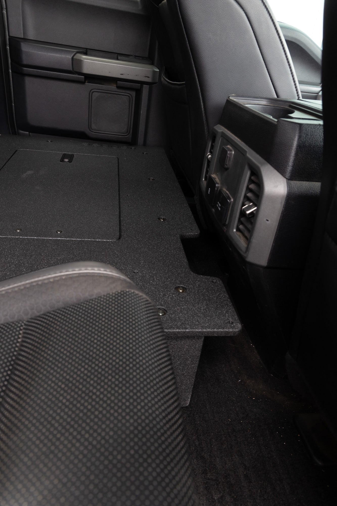 Ford F150 2015 - Present 13th & 14th Gen. SuperCab - Second Row Seat Delete Plate System - Spirit of 1876 - Goose Gear