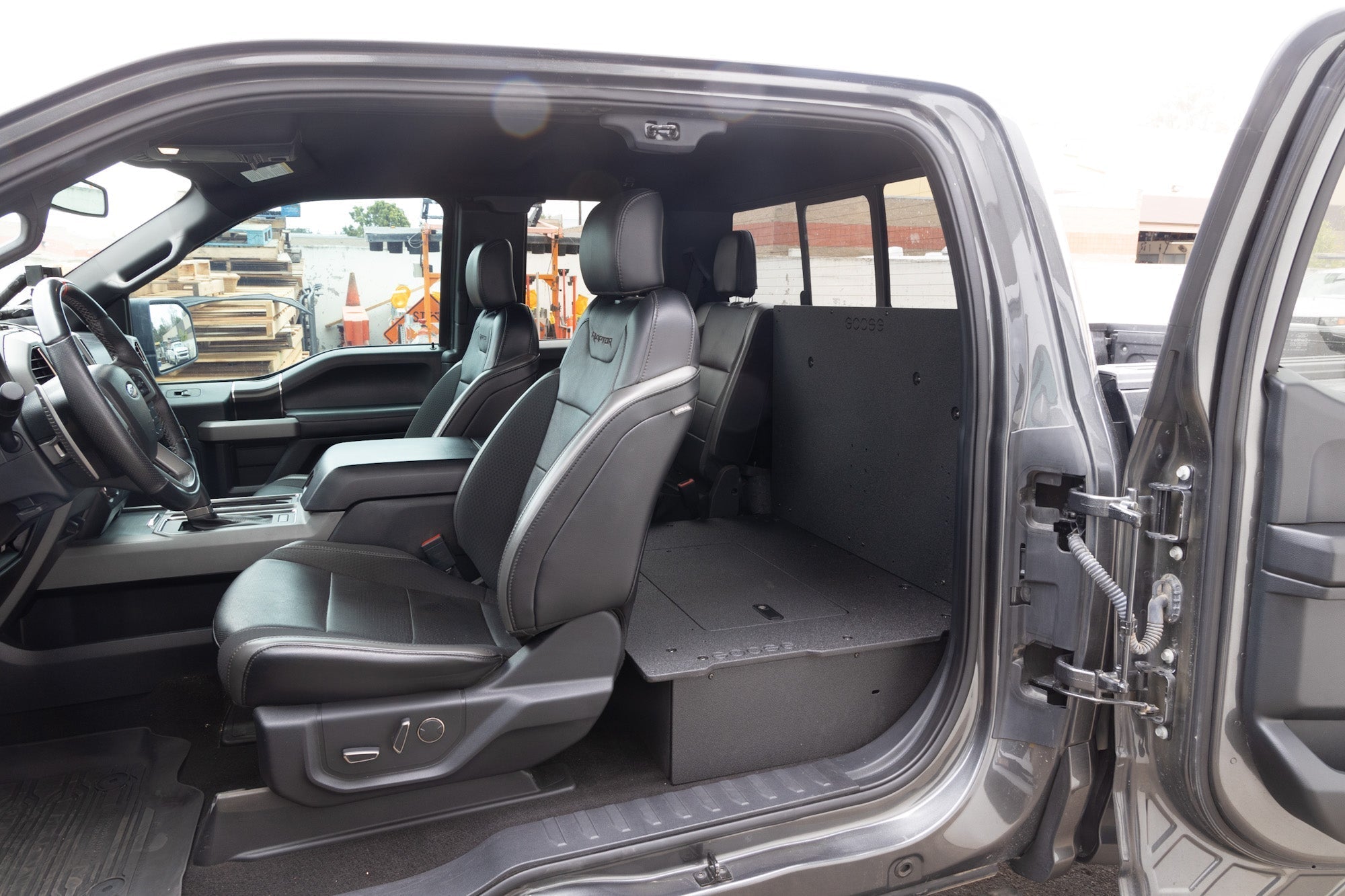 Ford F150 2015 - Present 13th & 14th Gen. SuperCab - Second Row Seat Delete Plate System - Spirit of 1876 - Goose Gear