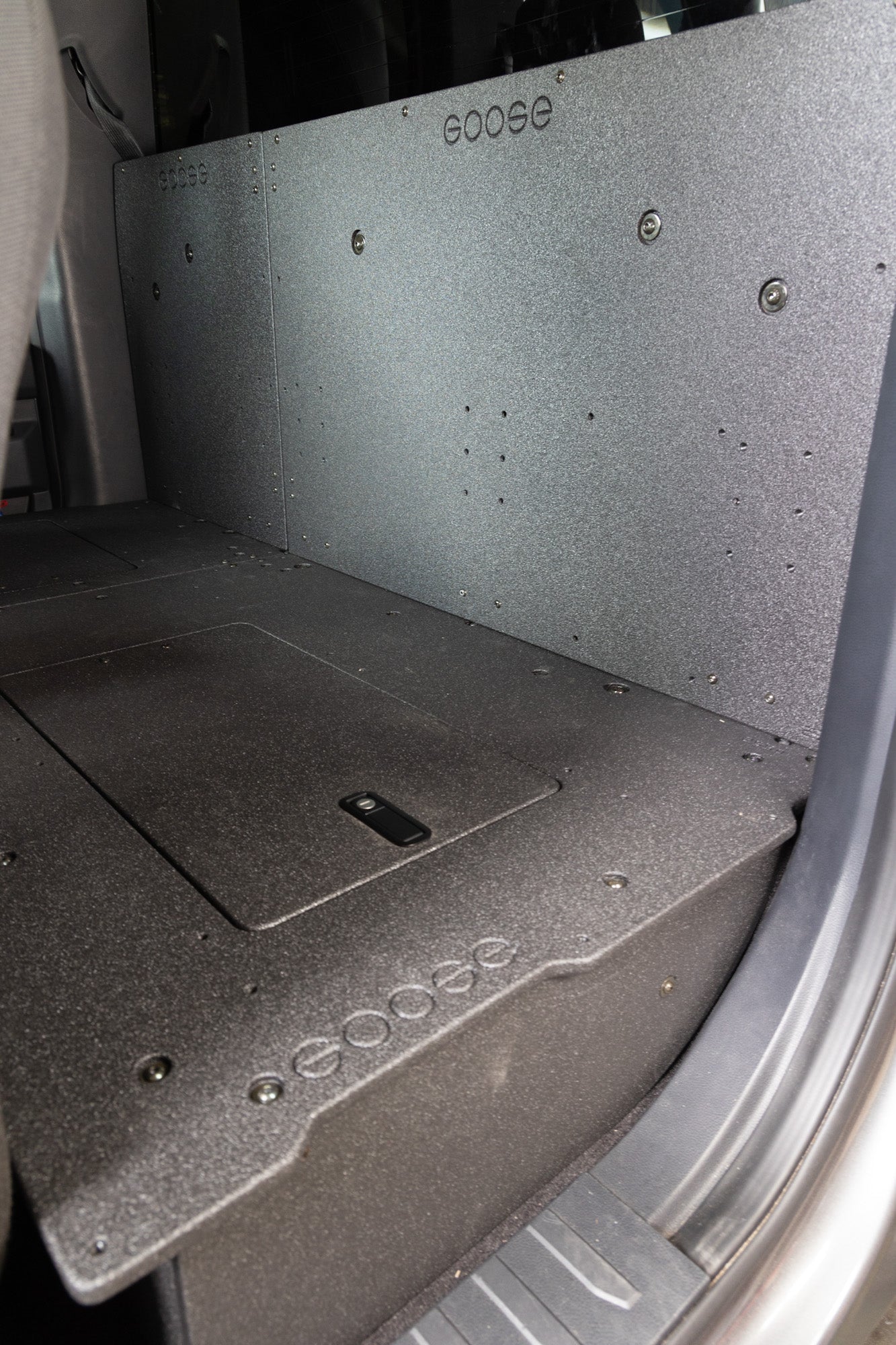 Ford F150 2015 - Present 13th & 14th Gen. SuperCab - Second Row Seat Delete Plate System - Spirit of 1876 - Goose Gear