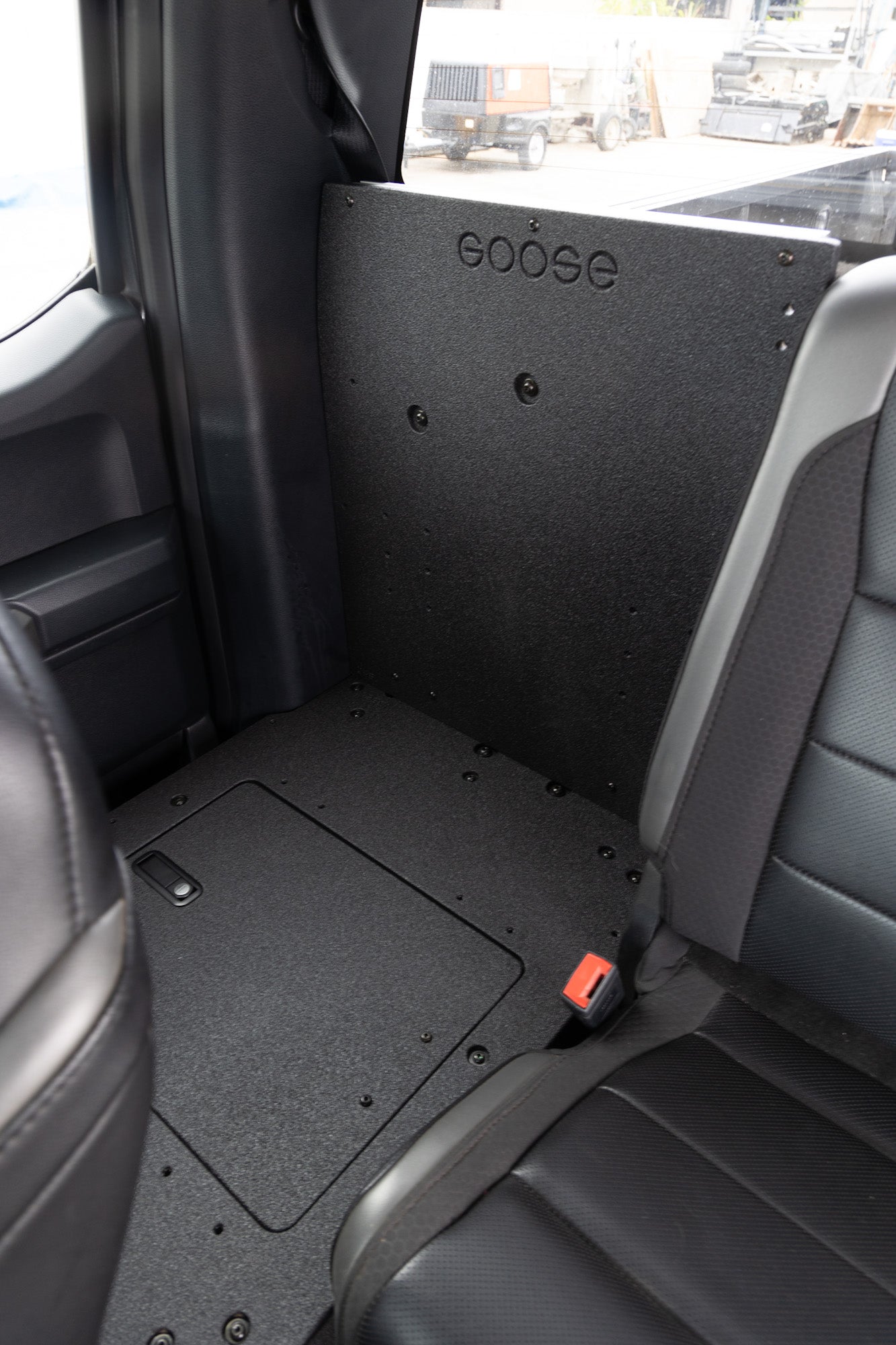 Ford F150 2015 - Present 13th & 14th Gen. SuperCab - Second Row Seat Delete Plate System - Spirit of 1876 - Goose Gear