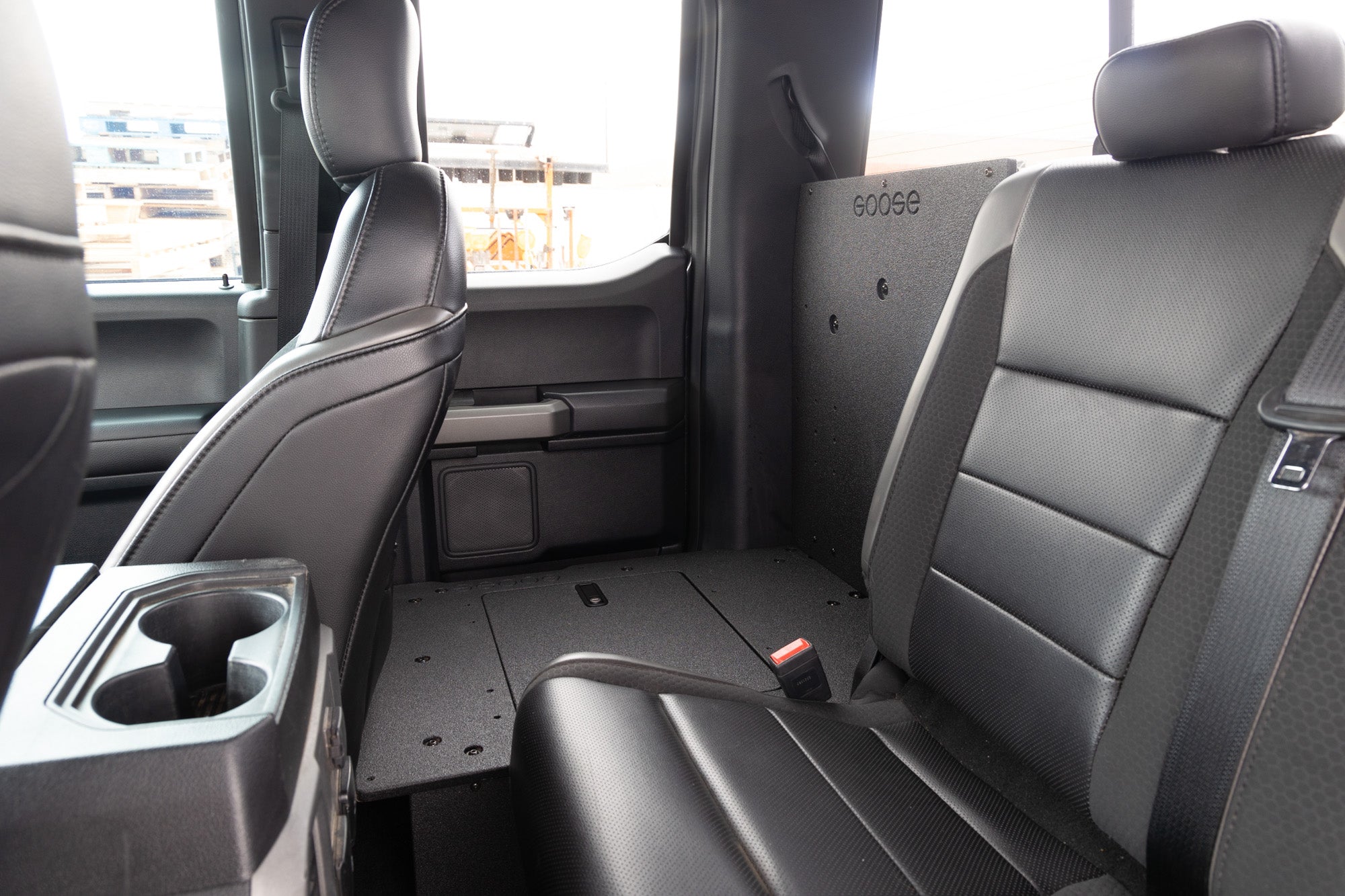 Ford F150 2015 - Present 13th & 14th Gen. SuperCab - Second Row Seat Delete Plate System - Spirit of 1876 - Goose Gear