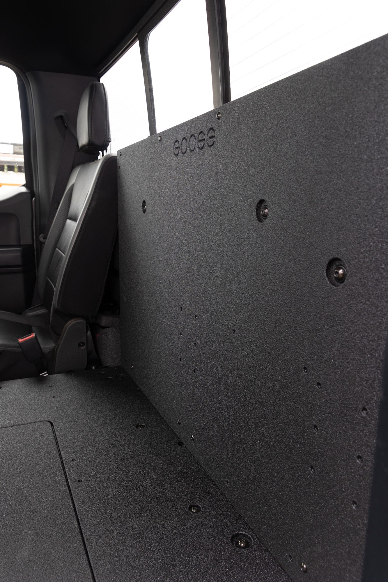 Ford F150 2015 - Present 13th & 14th Gen. SuperCab - Second Row Seat Delete Plate System - Spirit of 1876 - Goose Gear
