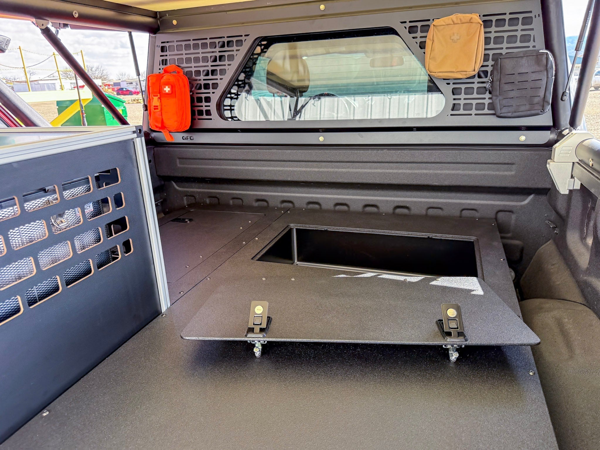 Ford F150 Raptor 2015 - 2020 2nd Gen. SuperCrew - Truck Bed Sleep Deck Drawer with Cubbie - Spirit of 1876Goose Gear