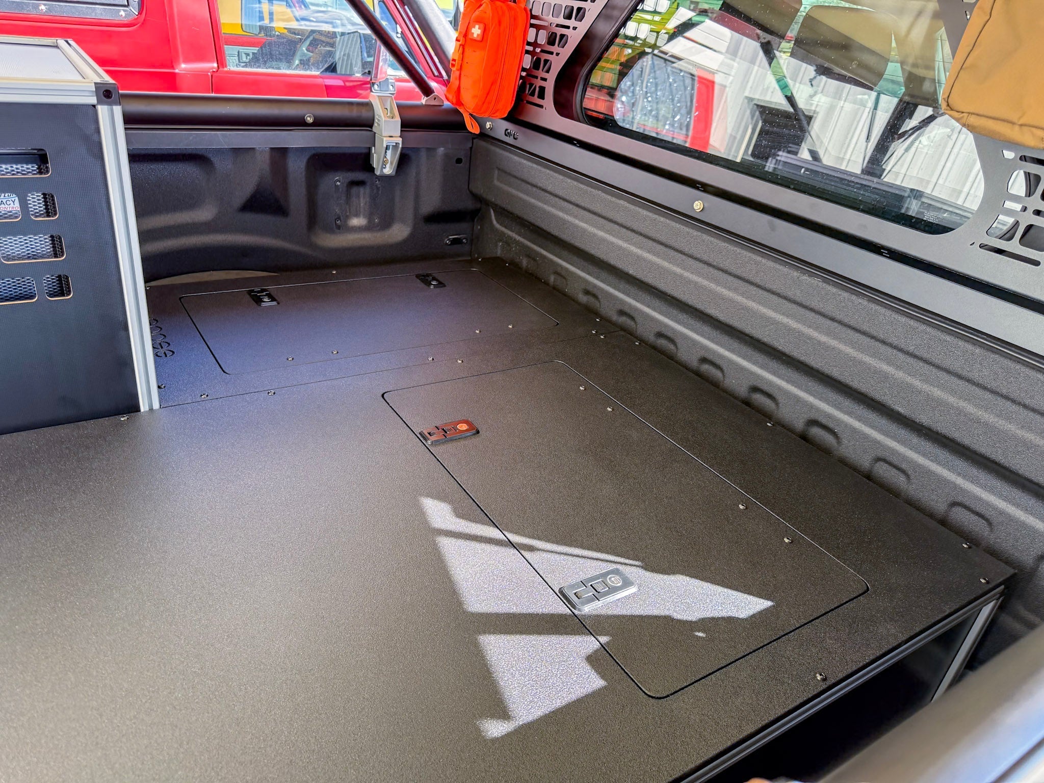Ford F150 Raptor 2015 - 2020 2nd Gen. SuperCrew - Truck Bed Sleep Deck Drawer with Cubbie - Spirit of 1876Goose Gear