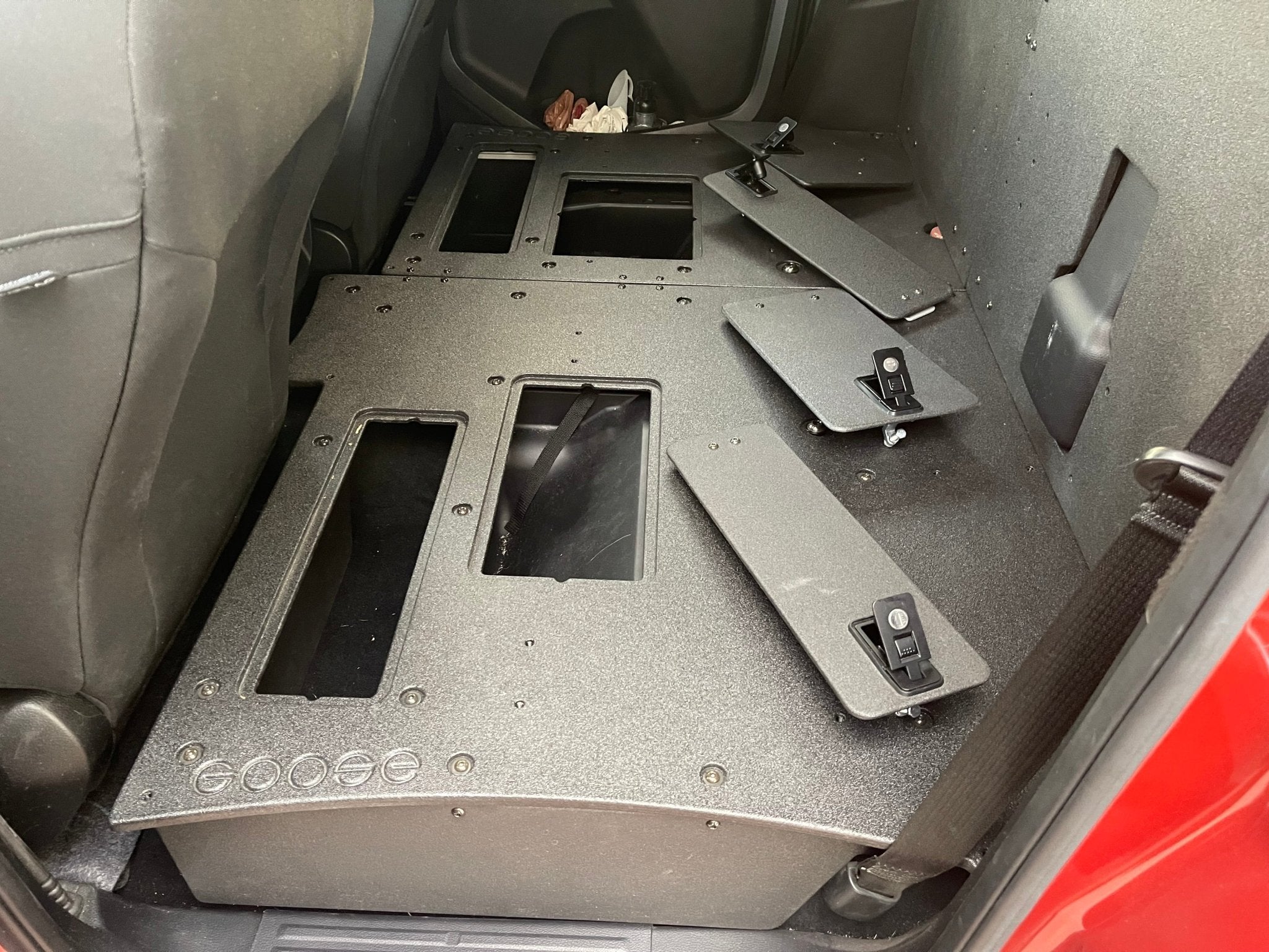 Ford Ranger 2019 - 2023 4th Gen. Super Crew - 100% Second Row Seat Delete Plate System - Spirit of 1876 - Goose Gear