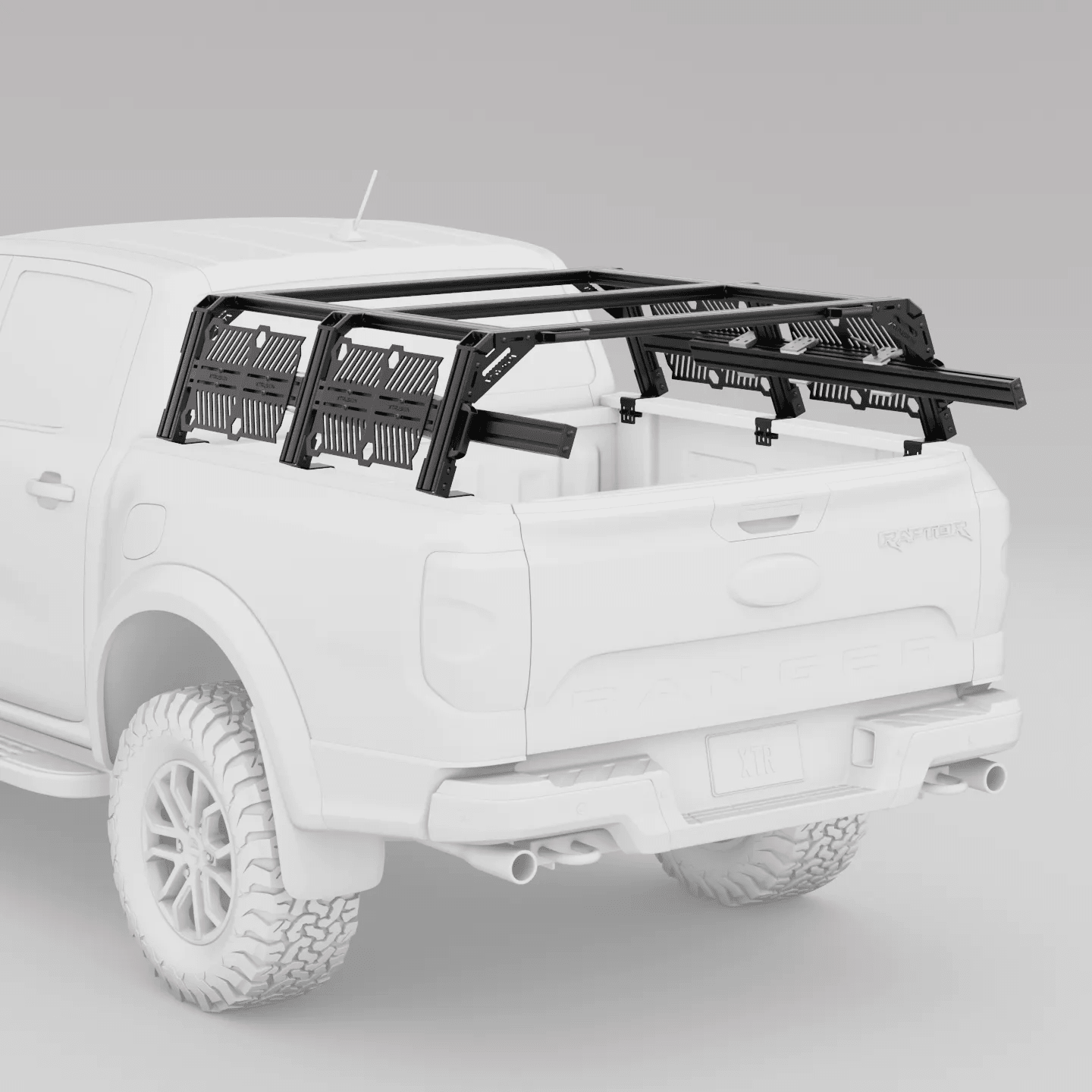 Ford Ranger Pre-configured XTR3 Bed Rack + MOLLE Packages - Spirit of 1876 - Xtrusion Overland