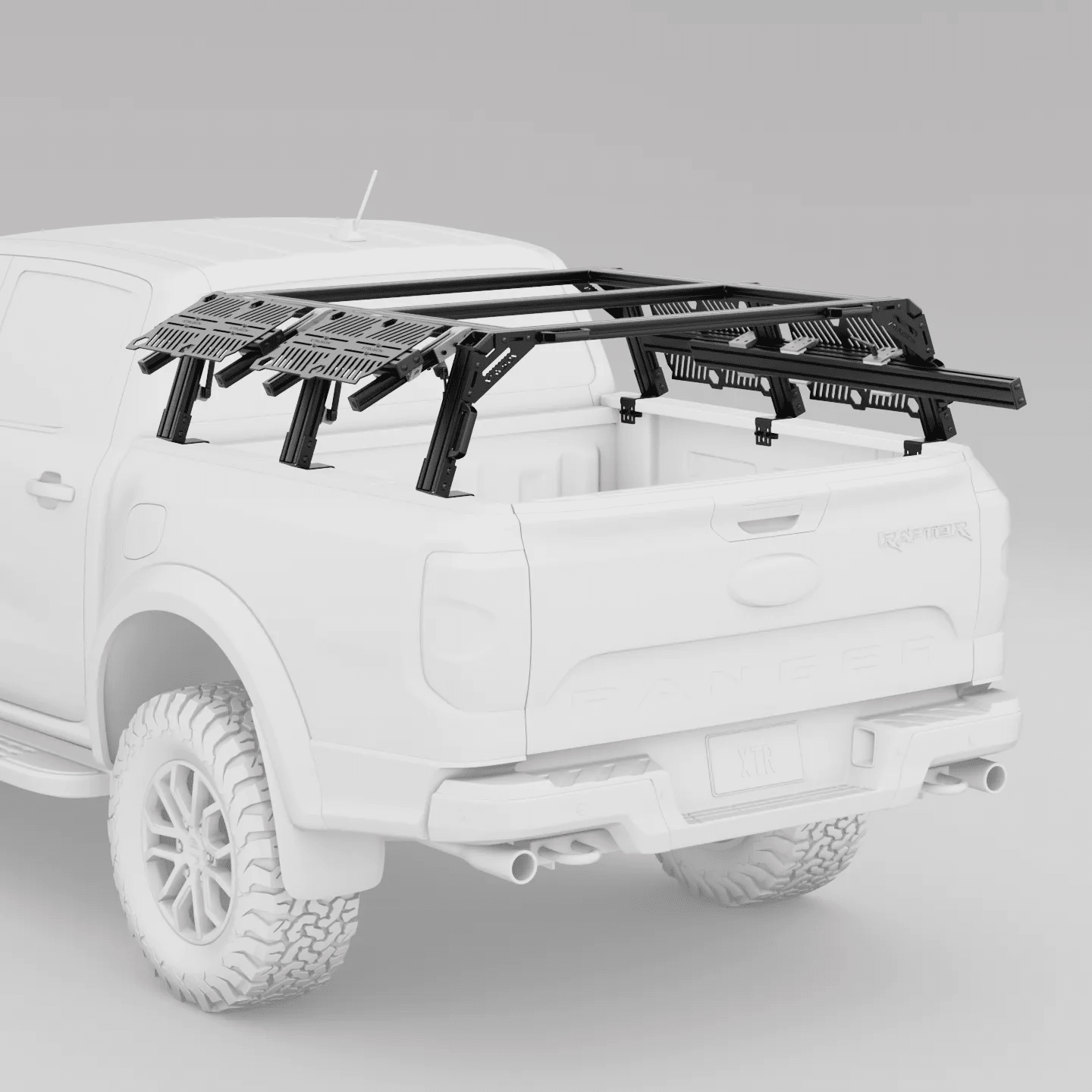 Ford Ranger Pre-configured XTR3 Bed Rack + MOLLE Packages - Spirit of 1876 - Xtrusion Overland