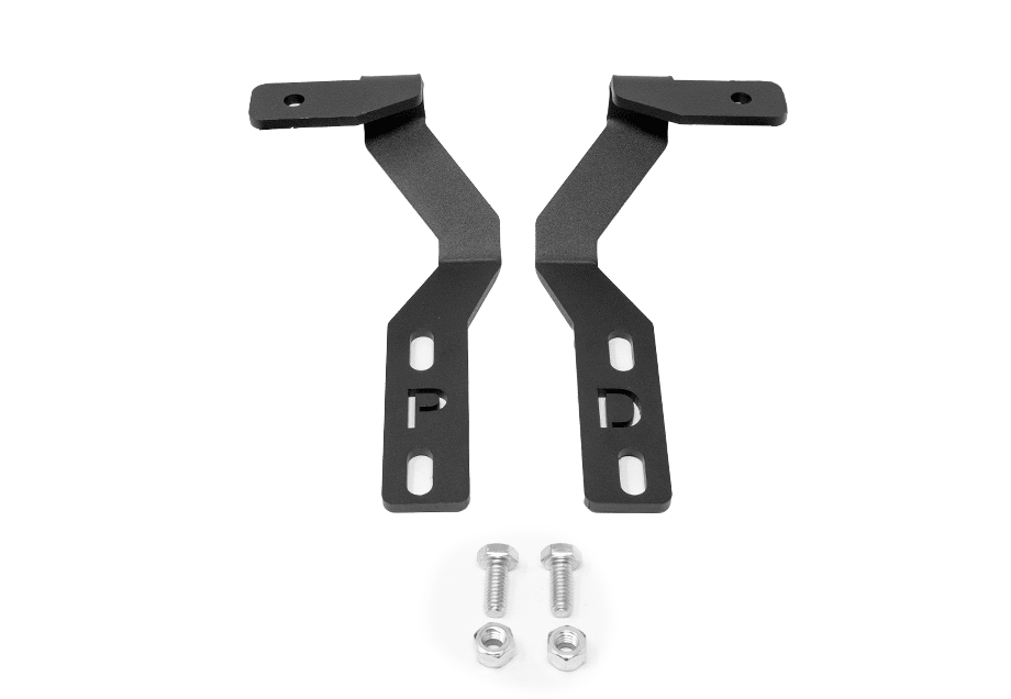 Low Profile Ditch Light Brackets Kit Fits 2019 - 2022 Ford Ranger - Spirit of 1876Dealers of Cali Raised LED