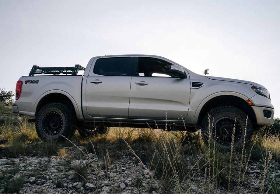 Overland Bed Rack For 2019 - 2024 Ford Ranger - Spirit of 1876Dealers of Cali Raised LED