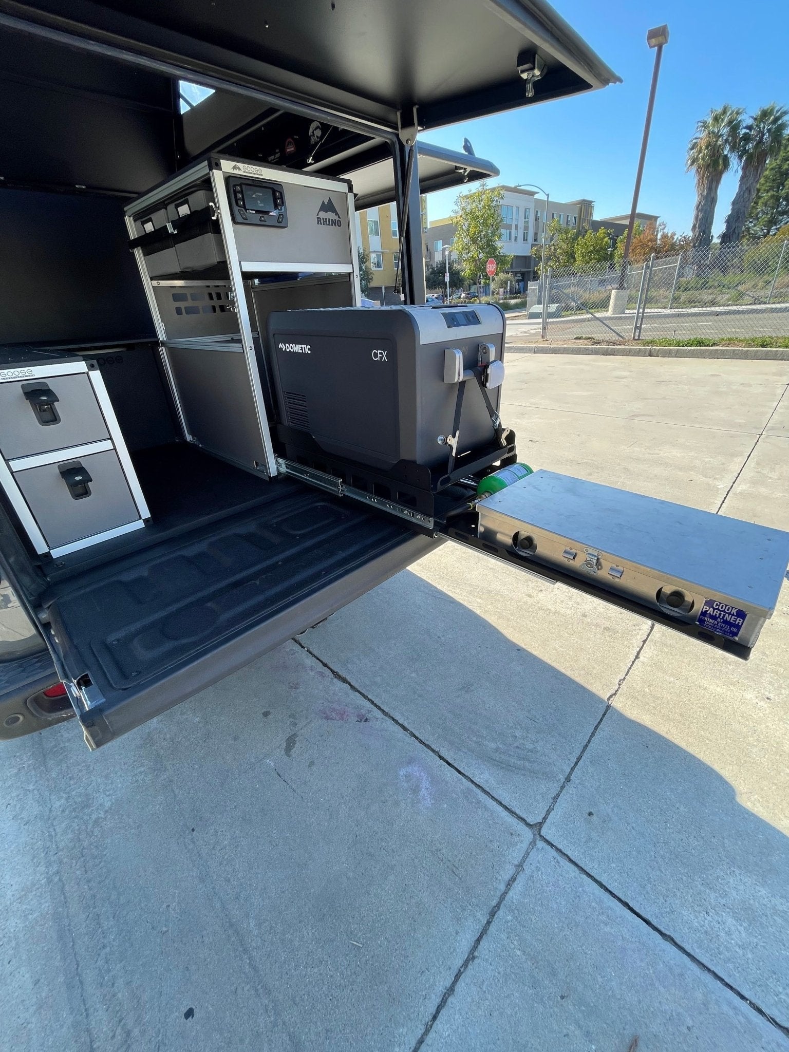 Goose Gear Camper System - Midsize Truck and Full Size Truck - Rear Passenger Side CampKitchen Module - Spirit of 1876 - Goose Gear