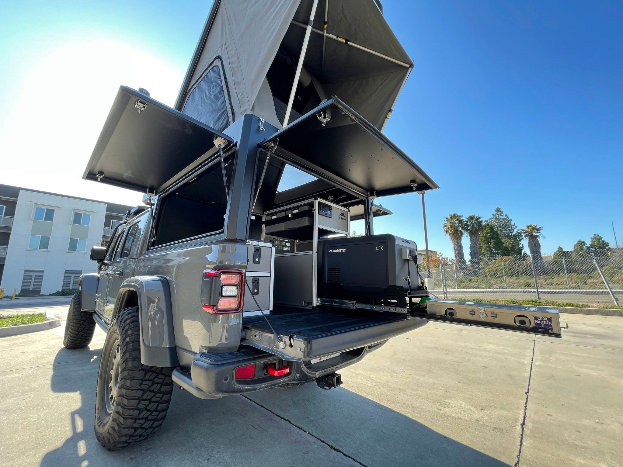 Goose Gear Camper System - Midsize Truck and Full Size Truck - Rear Passenger Side CampKitchen Module - Spirit of 1876 - Goose Gear