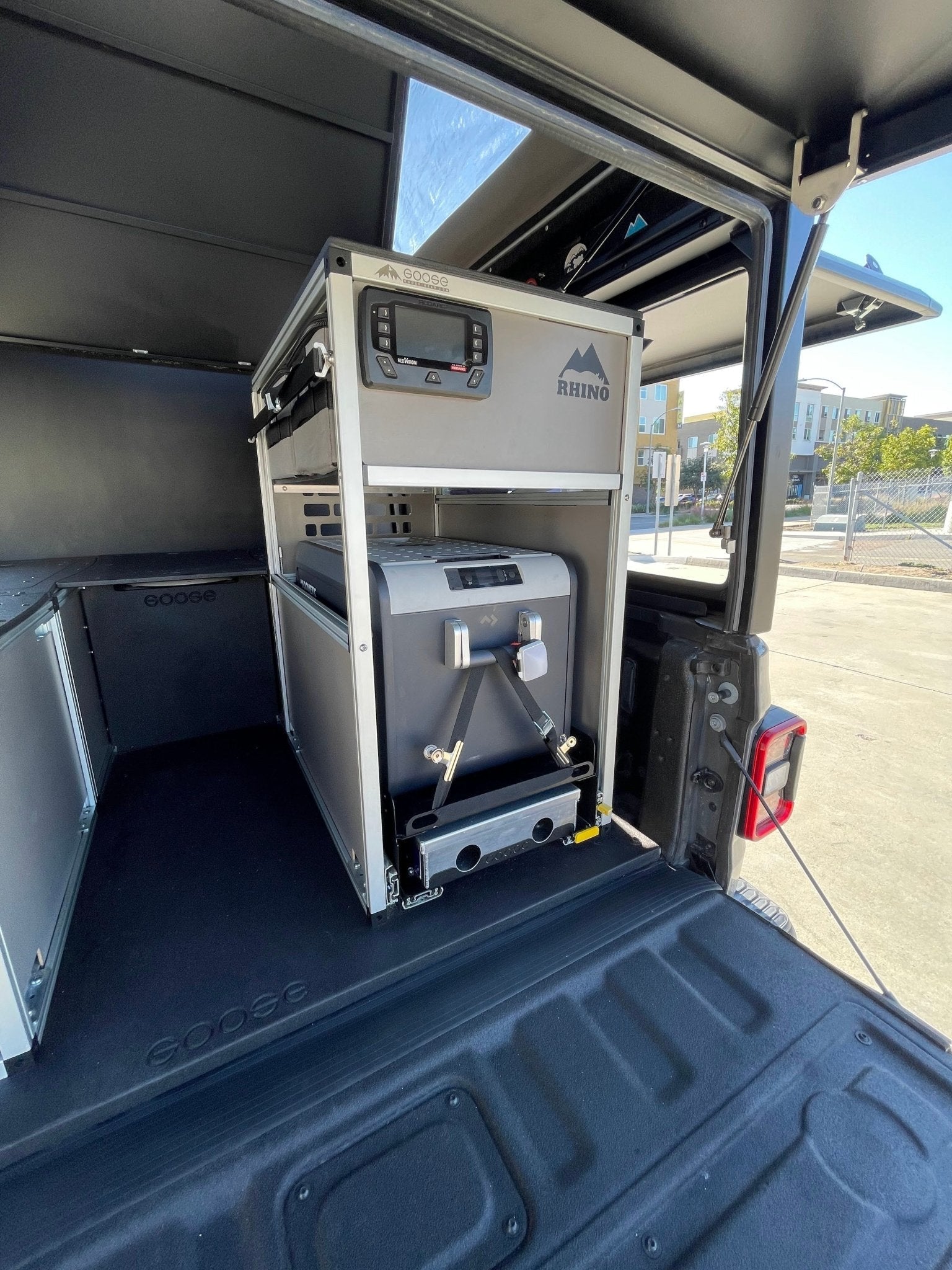 Goose Gear Camper System - Midsize Truck and Full Size Truck - Rear Passenger Side CampKitchen Module - Spirit of 1876 - Goose Gear