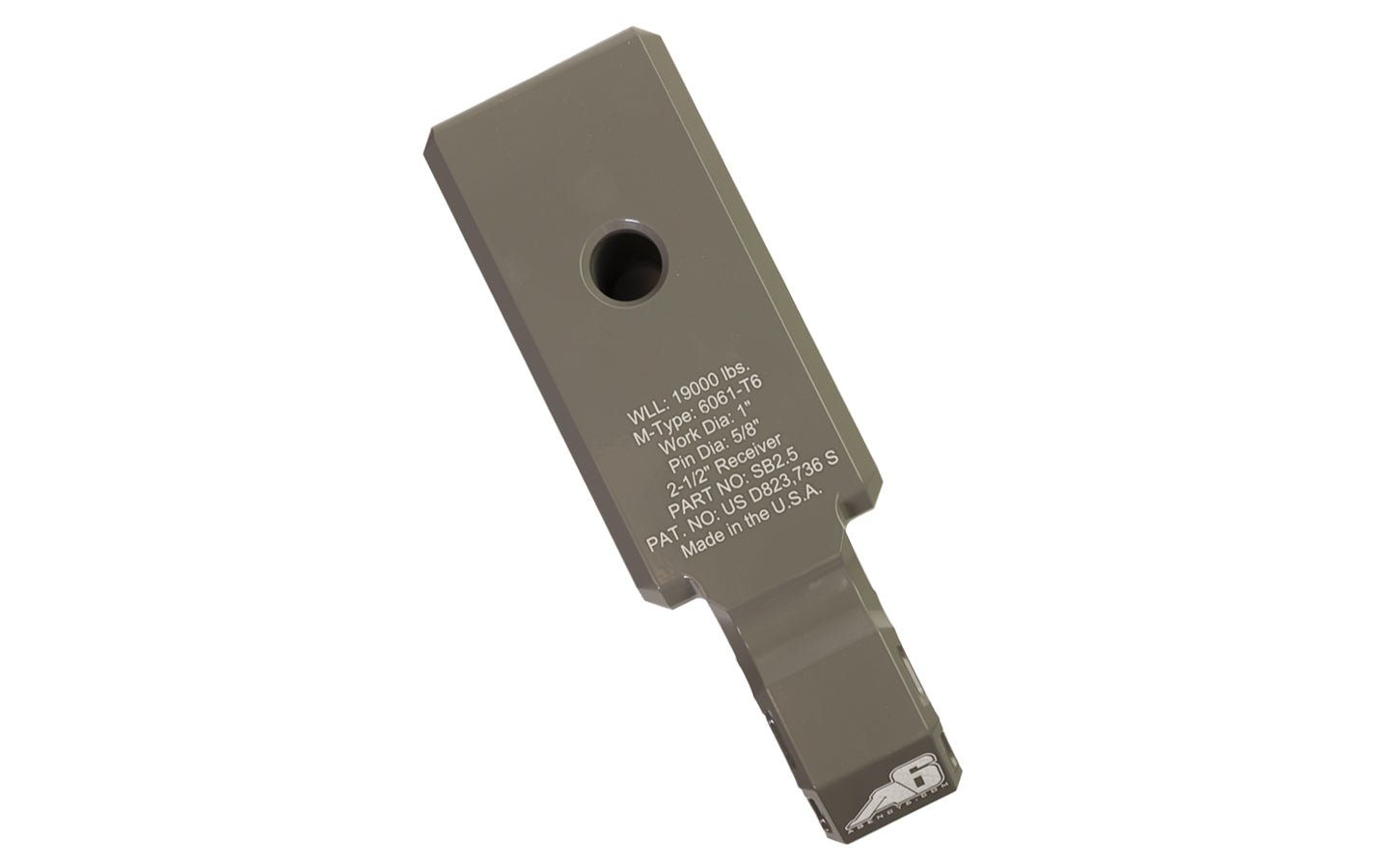 Shackle Block 2.5" Assembly - Grey - Spirit of 1876